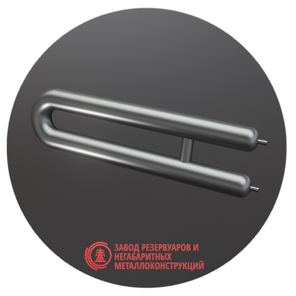 Регистры отопления двухрядные РЗЭ-2x42x2.0-1000 мм