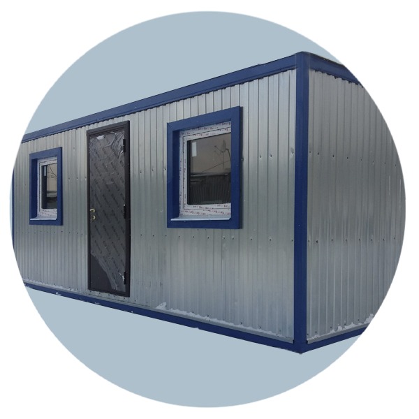 Бытовка сауна с душем 8000х2500 мм