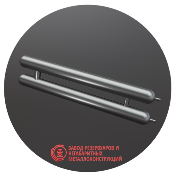 Регистры отопления двухрядные РСЭ-2x42x2.0-11000 мм